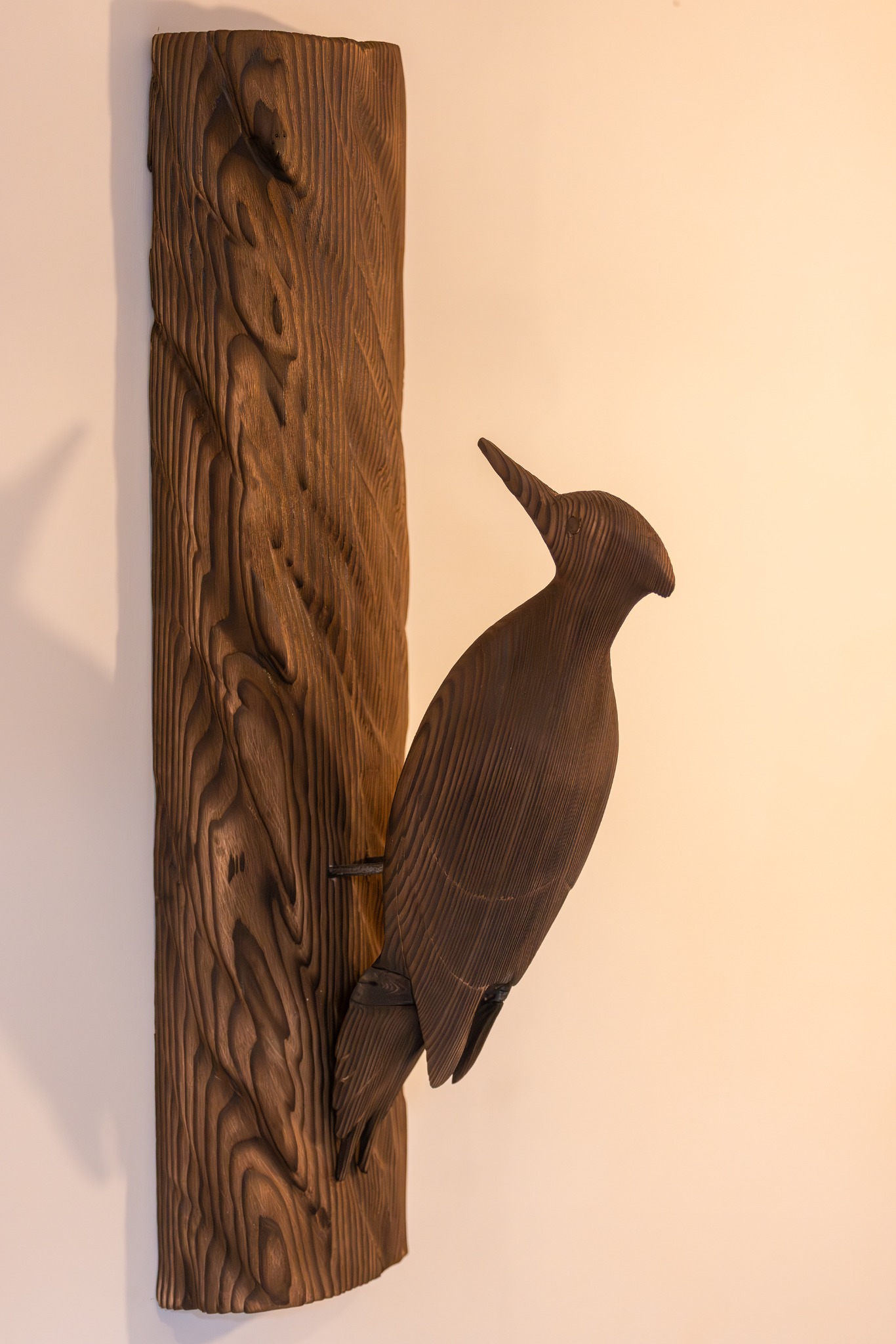 Sculpture de pic noir par Jean-Michel Lecat
