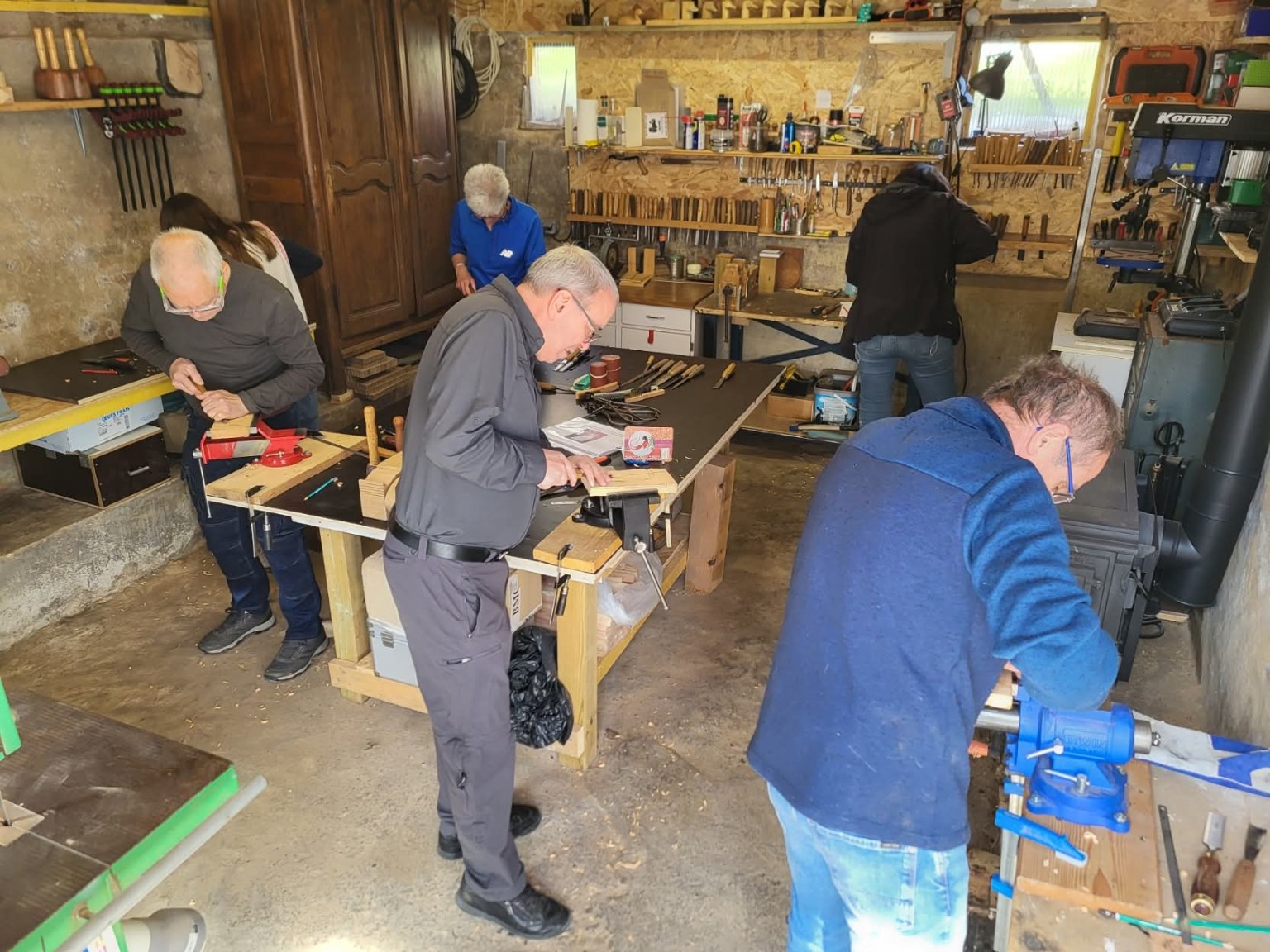 Stage de sculpture sur bois animé par Jean-Michel Lecat